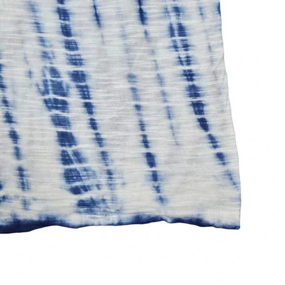 Ivory Ella Viscose Tank Top Blue Tie Dye Size Medium - Picture 3 of 10